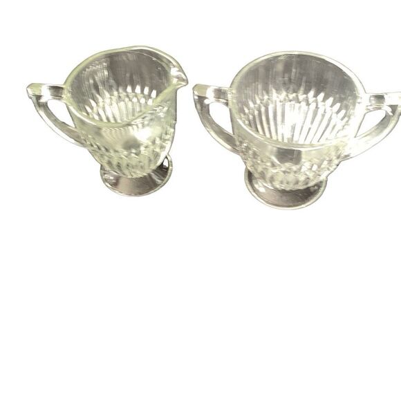 Vintage Jeannette Depression Glass Sugar Creamer Charm to Your Table Retro Class - Picture 6 of 16